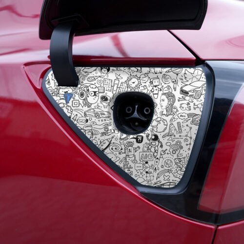 3ycp.jpg Charge Port Wrap for Model 3/Y