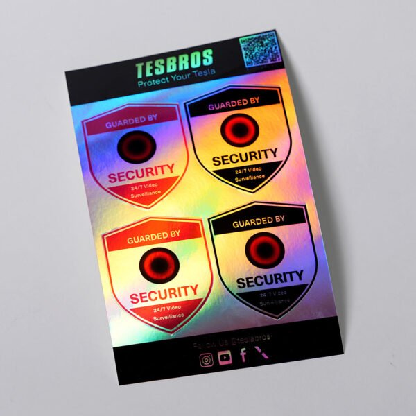 Sentry Mode Surveillance Sticker Set