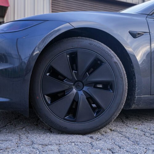 DSC09948.jpg Photon 18in Wheel Cover Wrap for Tesla Model 3 Highland Refresh