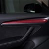 SatinVampireRed_TeslaY_InteriorDoorTrimWrapAround.jpg Interior Door Trim for Model 3 / Y