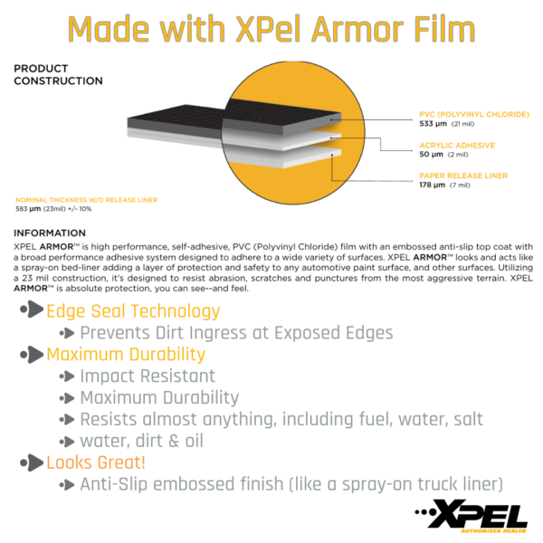 Ultra-Tough Xpel Armor Truck Bed Protection for Cybertruck