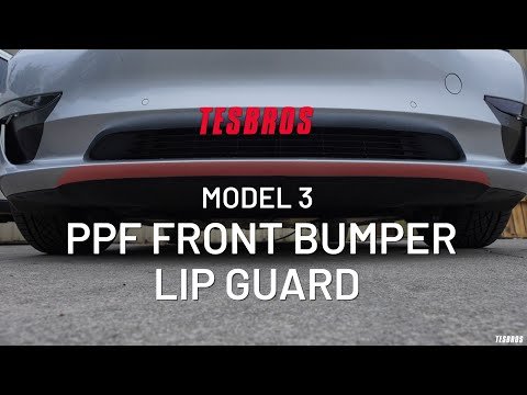 Bottom Lip Protection - PPF for Model 3
