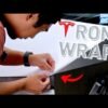 Reflective TRON-Style Wrap Kit for Tesla Cybertruck