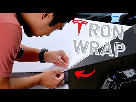 Reflective TRON-Style Wrap Kit for Tesla Cybertruck
