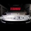 Front Bumper - Lip Blackout for Model 3