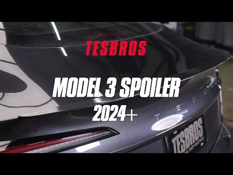Rear Trunk Spoiler for Model 3 Highland Refresh