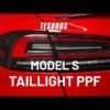 Taillight Protection - PPF for Model S