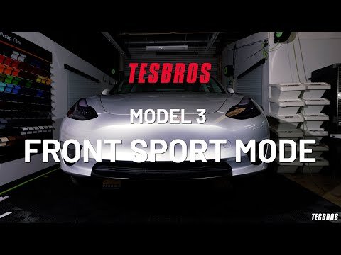 Front Bumper - Sport Mode for Model 3