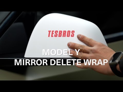 Mirror Vinyl Wrap for Model Y