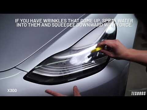 Headlight and Foglight Protection - PPF for Model 3 / Y