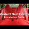 Premium Seat Covers for Model 3