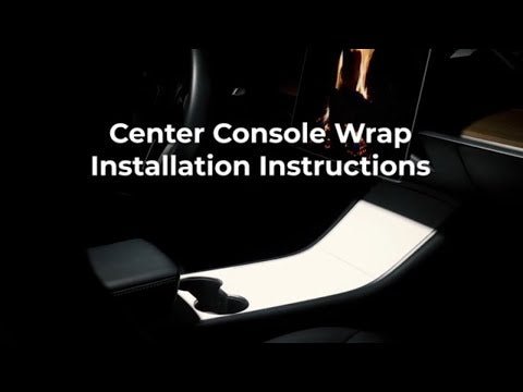 Limited Edition Center Console Wraps for Model 3/Y
