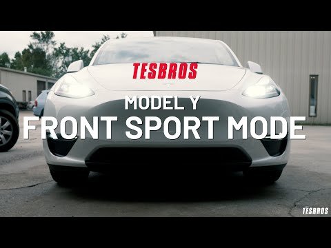 Front Bumper - Sport Mode for Model Y