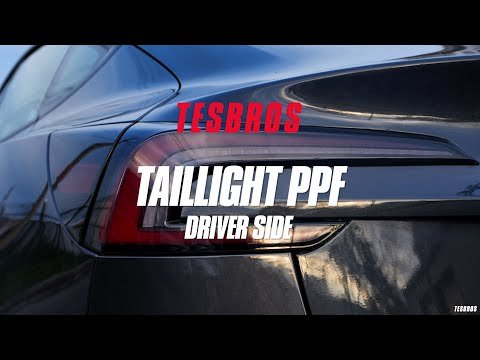 Taillight Protection - PPF for Model 3 Highland Refresh