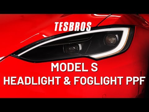 Headlight and Foglight Protection - PPF for Model S
