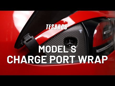 Charge Port Wrap for Model S
