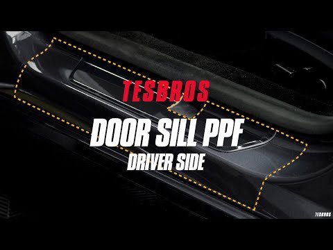 Door Sill Protection - PPF for Model 3 Highland Refresh