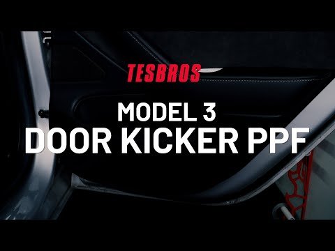 Door Kicker Panels Protection - PPF for Model 3