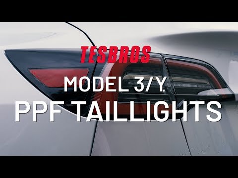 Tinted Taillight Protection - PPF for Model 3/Y